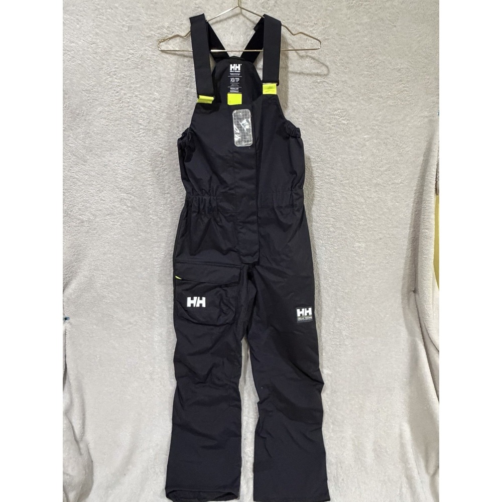 Helly Hansen Helly Tech Performance Pier Sailing Marine Bib Overalls XS Black